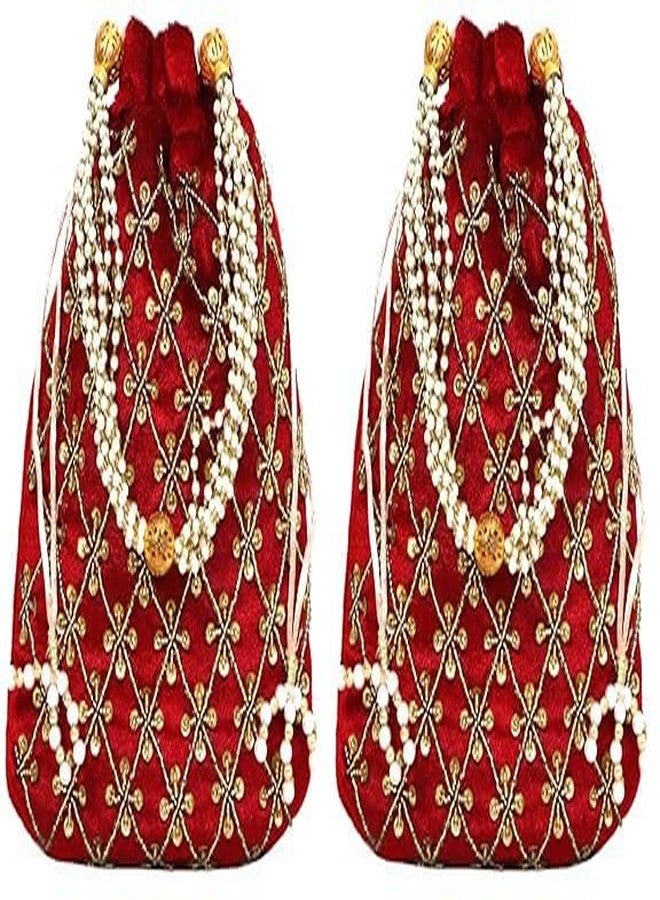 حقيبة بوتلي نسائية من دوقة، لونها عنابي (عبوة من قطعتين)